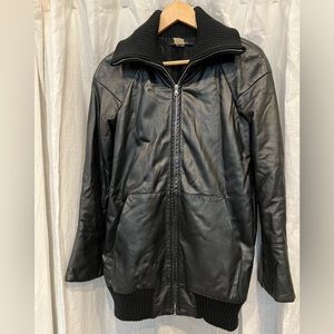 Marc Jacob’s oversized leather bomber jacket